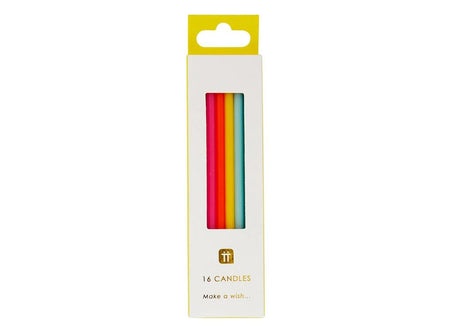 Rainbow Brights Candles 16pk