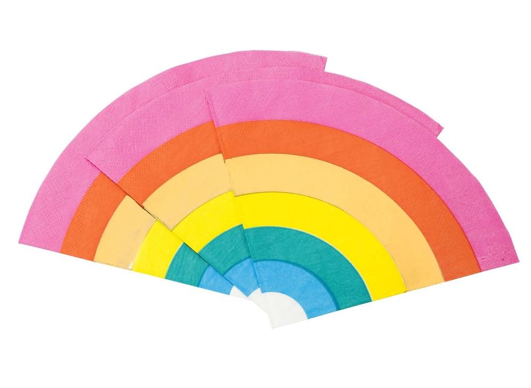 Rainbow Brights Napkins 16pk