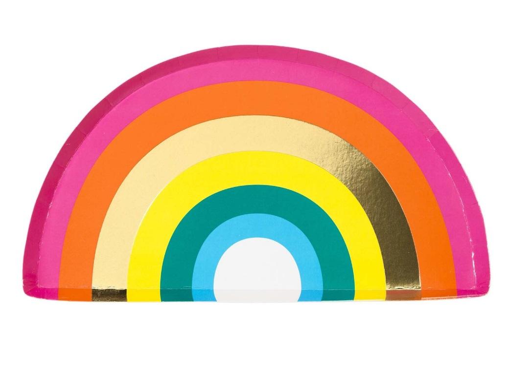 Rainbow Brights Plates 12pk