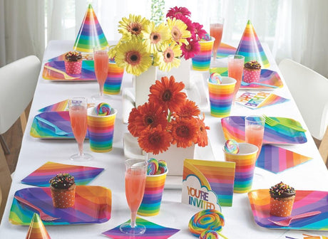 Rainbow Dinner Plates 8pk