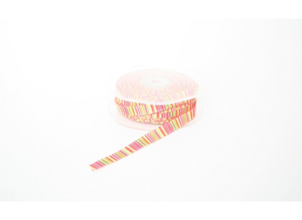 Pastel Stripes Ribbon - Orange Multi