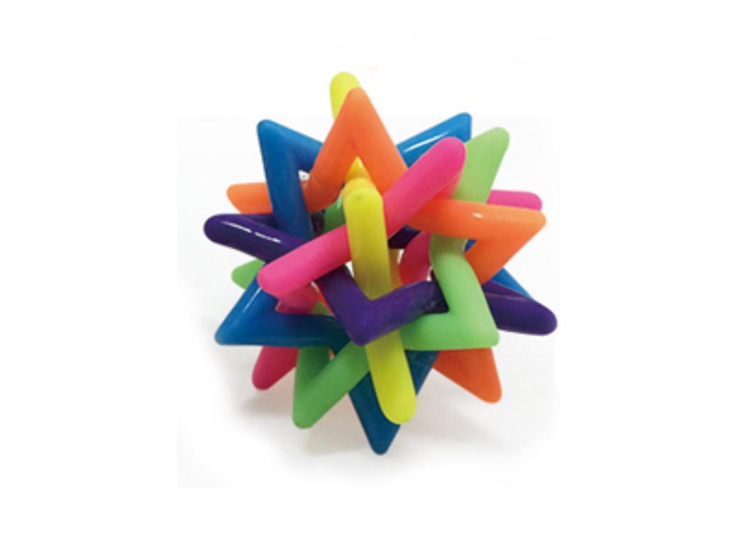 Rainbow Star Bounce Ball