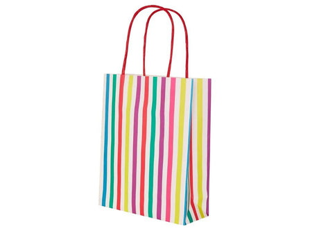 Retro Rainbow Stripe Treat Bags 8pk