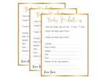 Ready to Pop Baby Predictions Sheets