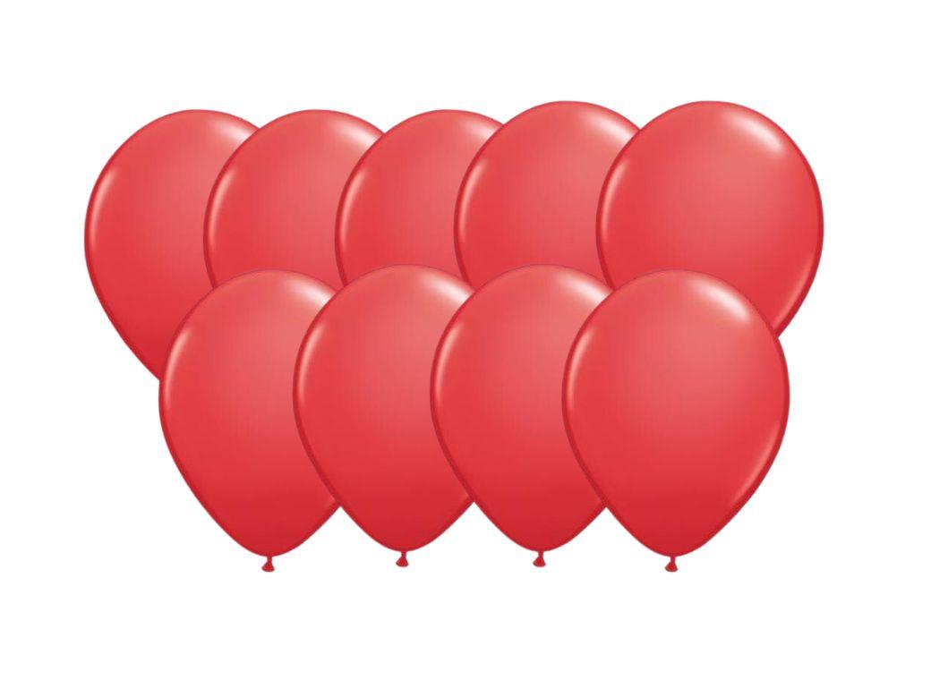 Red 12cm Balloons 50pk