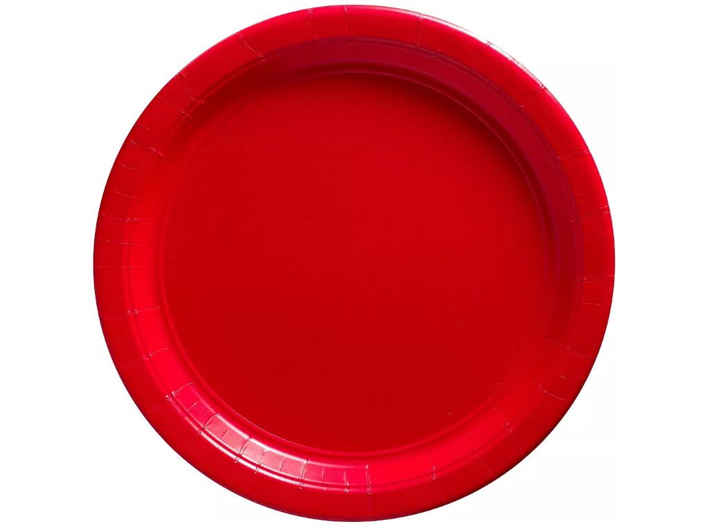 Red Dinner Plates 20pk