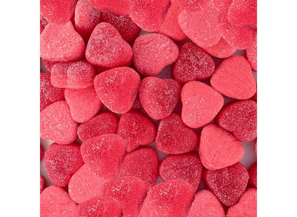 Red Filled Hearts Lollies