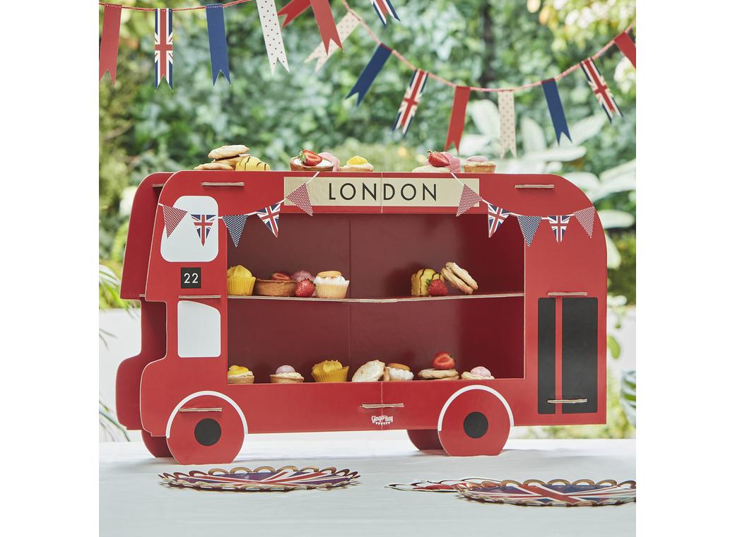 Red London Bus Treat Stand