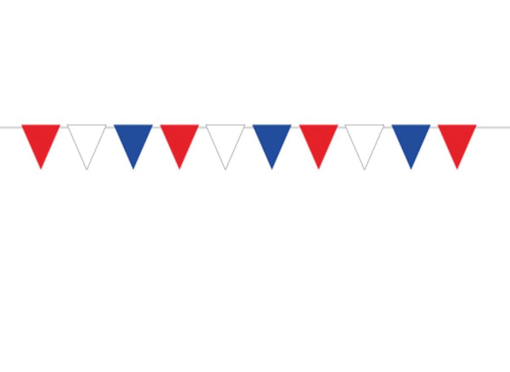 Red White & Blue Pennant Banner