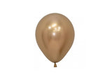 Reflex Balloon - Gold 12cm 10pk