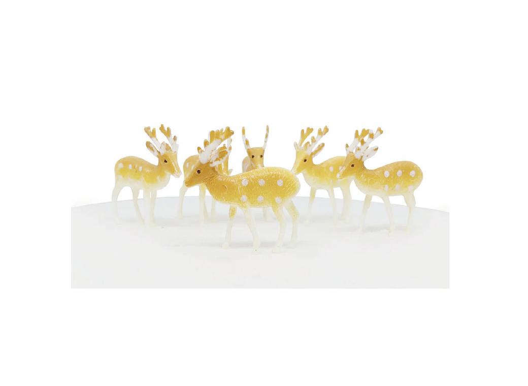 Reindeer Cake Topper Picks 6pk