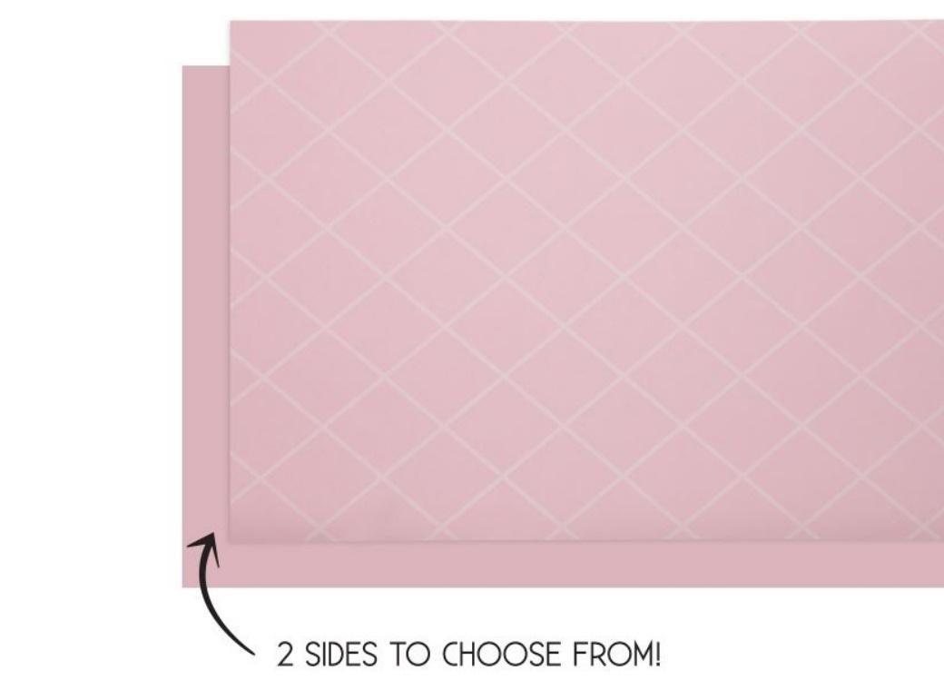 Reversible Table Runner - Classic Pink