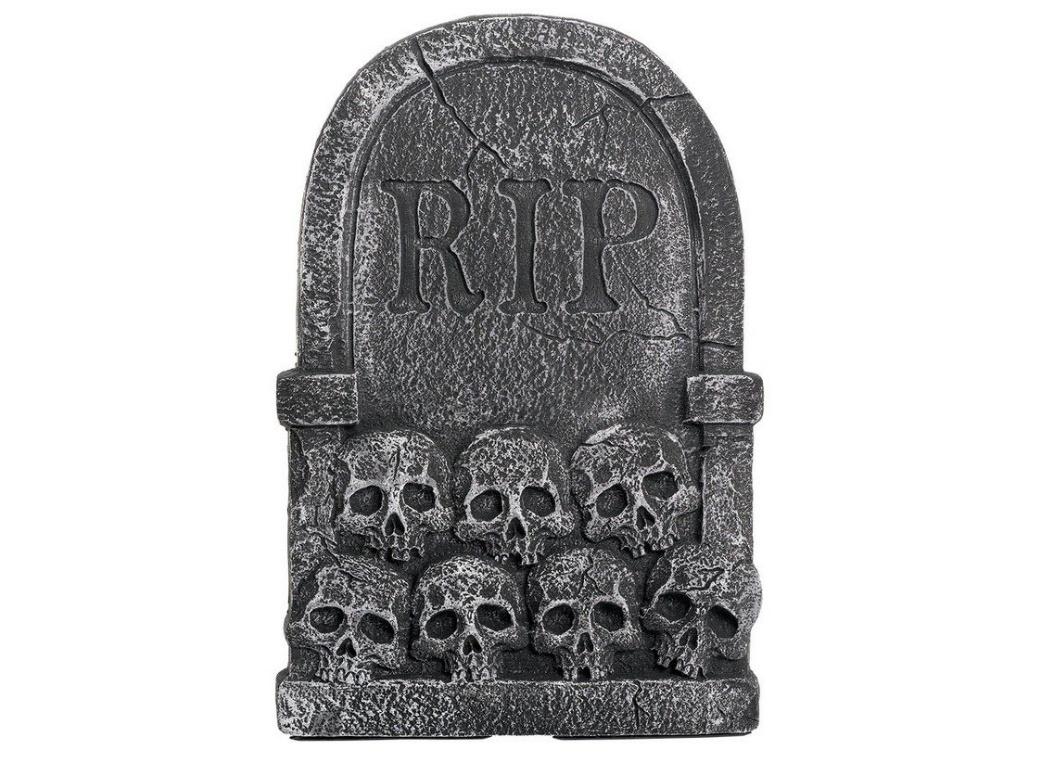 RIP Skulls Tombstone Decoration