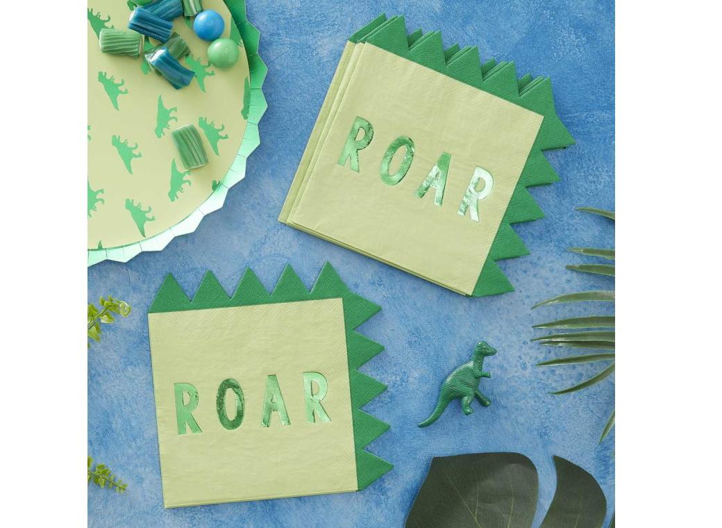 Roarsome Dinosaur Napkins 16pk