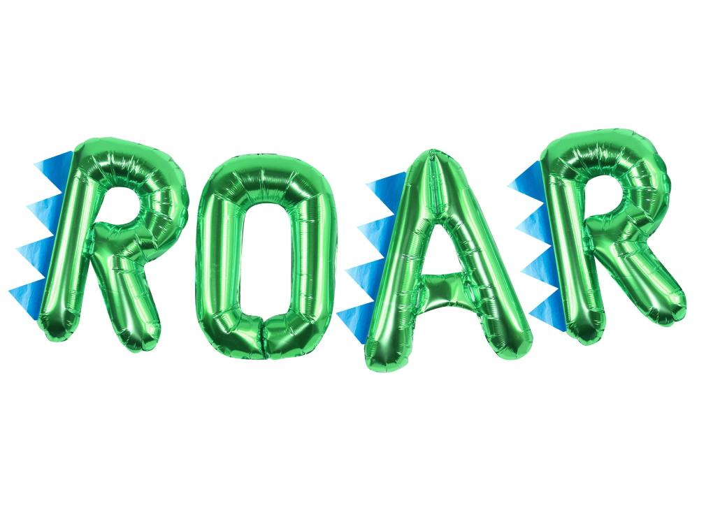 Roarsome Dinosaur ROAR Foil Balloons