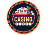 Roll The Dice Casino Dinner Plates 8pk