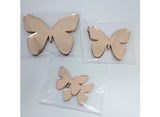 Acrylic Butterflies 6pk - Rose Gold