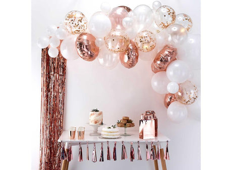 Rose Gold Balloon Arch Kit