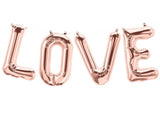 Foil Balloon Kit - Rose Gold Love