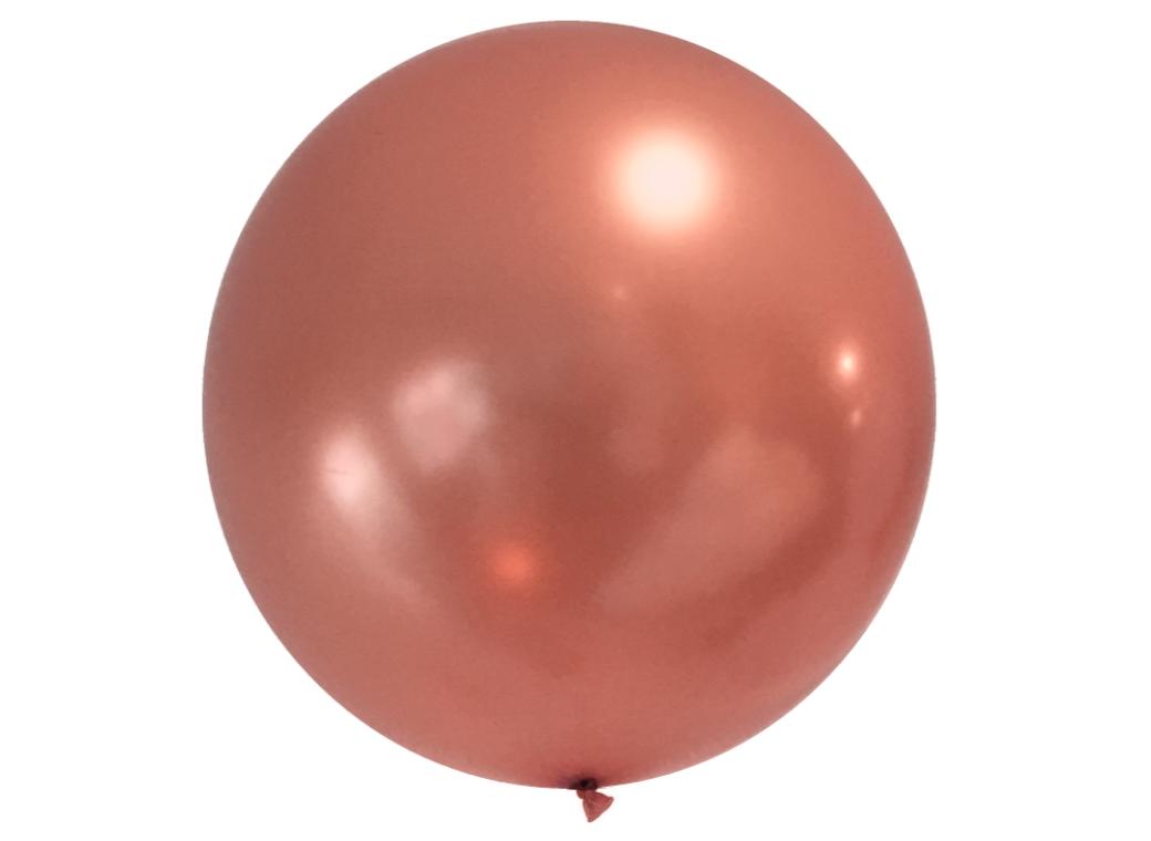 Jumbo Balloon - Metallic Rose Gold