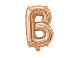 Mini Rose Gold Foil Balloon - Letter B