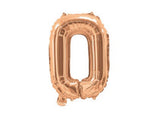 Mini Rose Gold Foil Balloon - Letter O