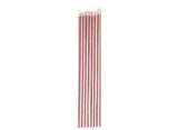 Rose Gold Taper Candles 10pk