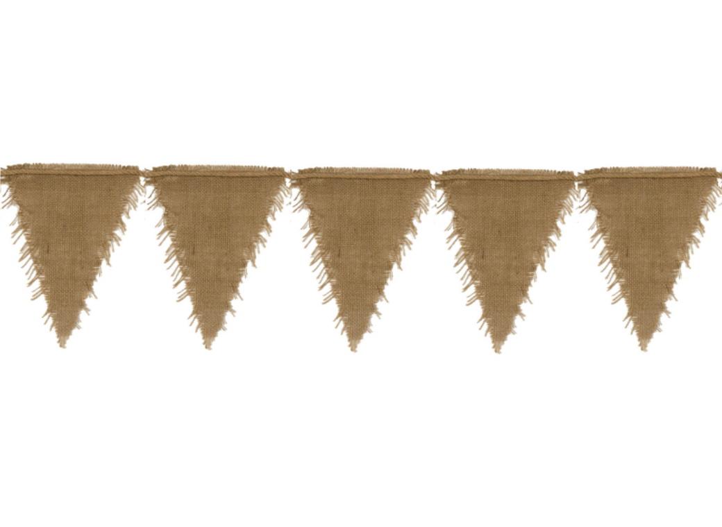 Rustic Burlap Bunting