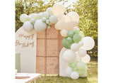 Sage, Nude & White Balloon Arch Kit