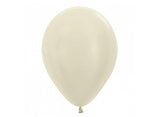 Satin Pearl Ivory Balloon - Single