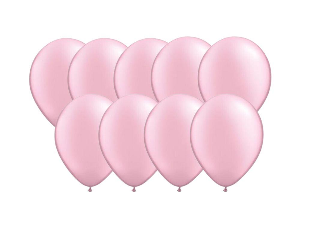 Satin Pearl Pink 12cm Balloons 50pk