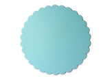 Scalloped 10" Cake Board - Pastel Blue