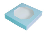 Scalloped Large Treat Box 5pk - Blue