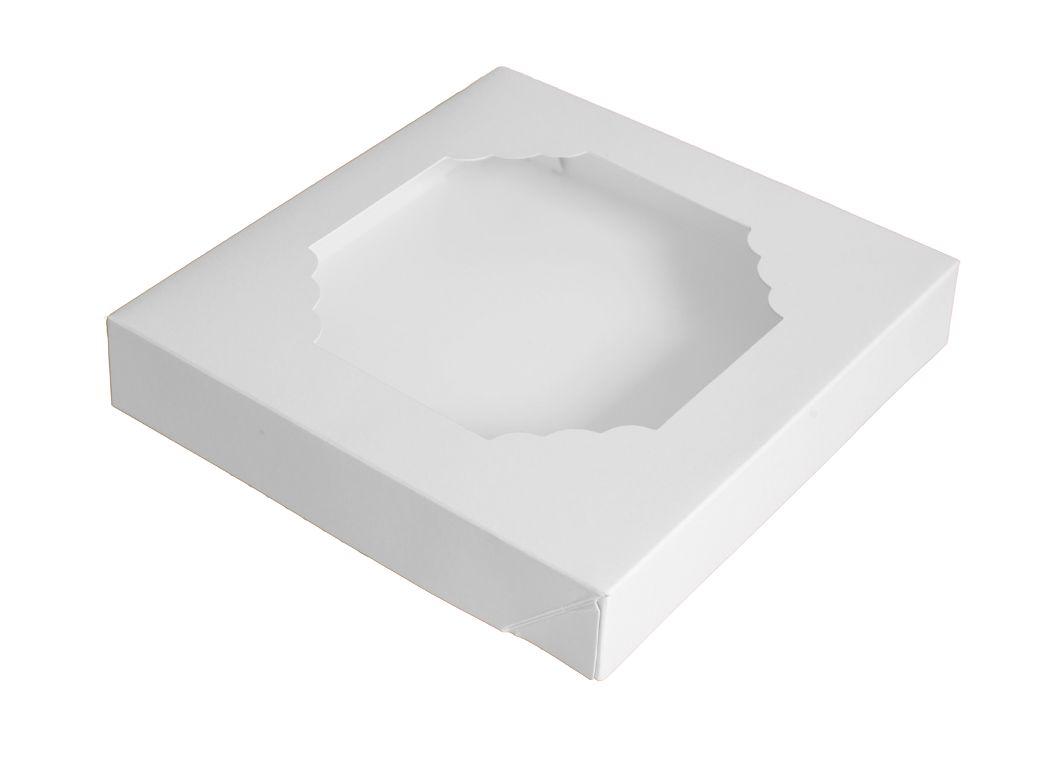 Scalloped Large Treat Box 5pk - White