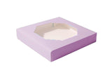 Scalloped Medium Treat Box 5pk - Lilac