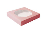 Scalloped Medium Treat Box 5pk - Pink