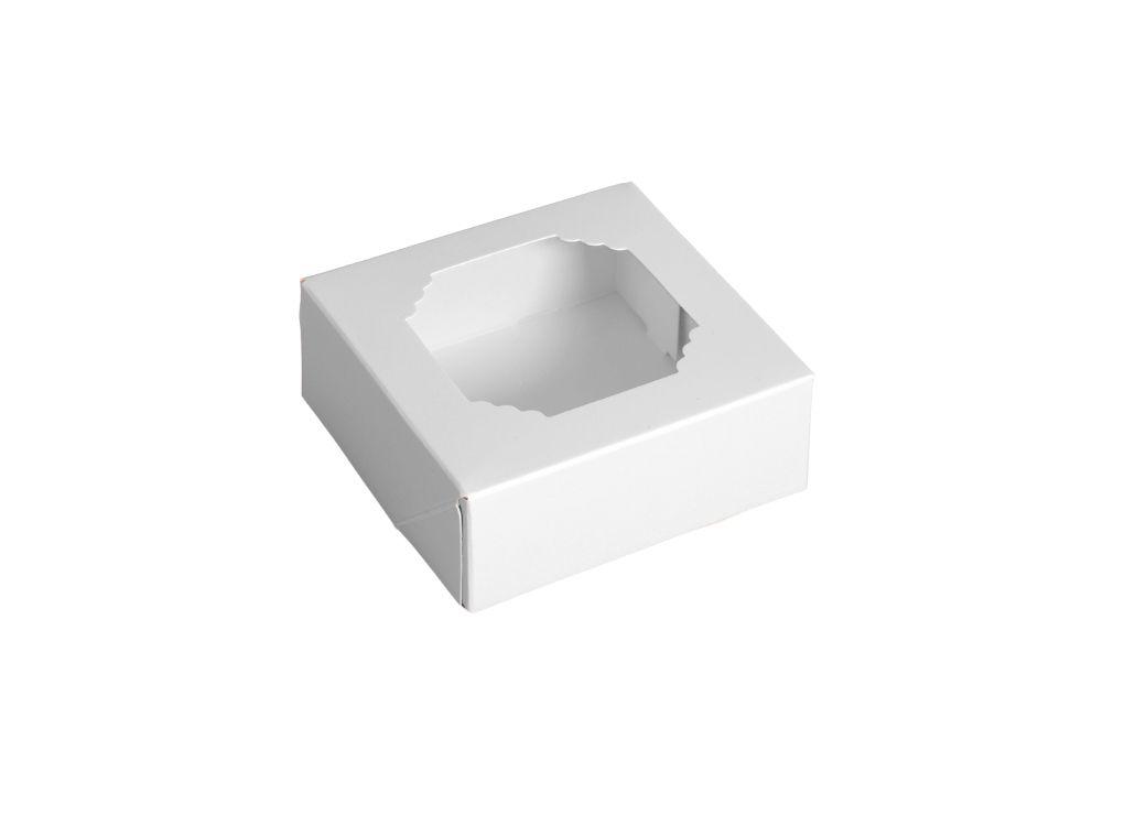 Scalloped Small Treat Box 5pk - White