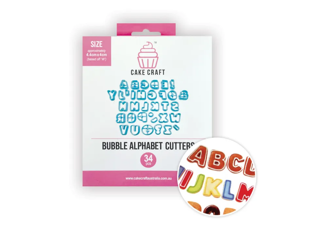 Bubble Alphabet Cutter Set