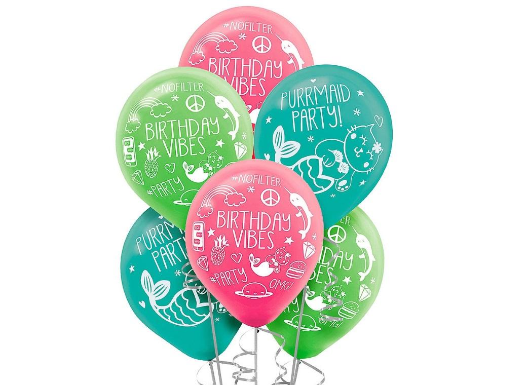 Selfie Celebration Balloons 6pk