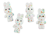 Sequin Bunny Decorations 4pk