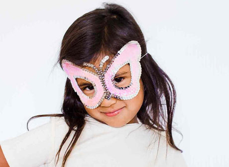 Sequin Butterfly Mask