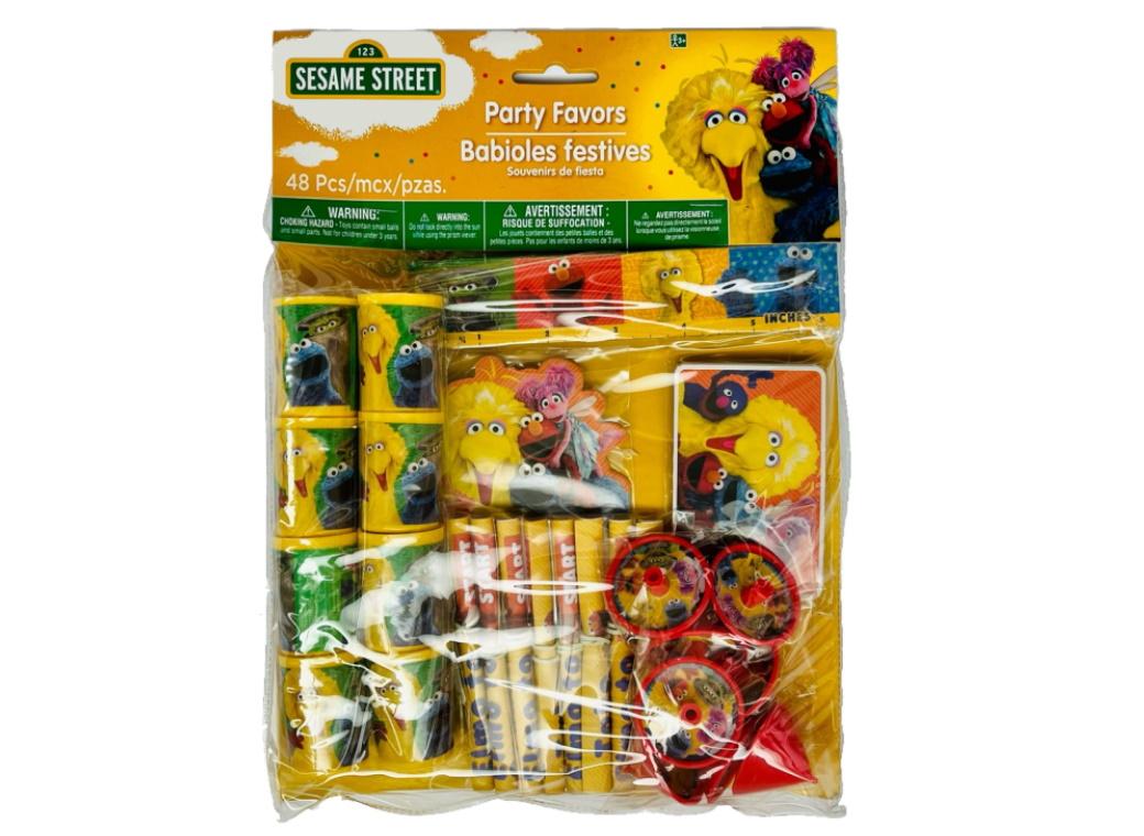 Sesame Street Mega 48 Piece Favour Pack