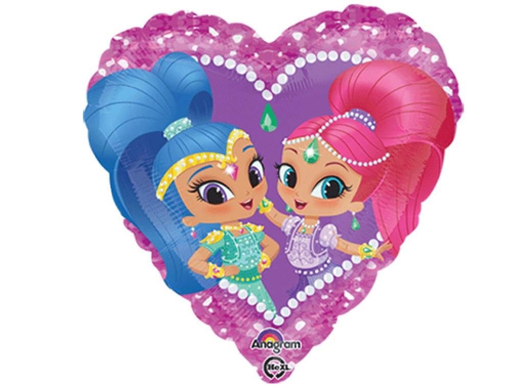 Shimmer & Shine Heart Foil Balloon