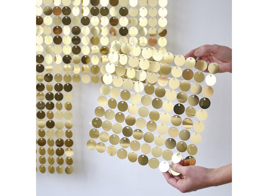 Shimmer Wall Gold Backdrop Panels 12pk