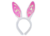 Shimmer Bunny Ears - Pink