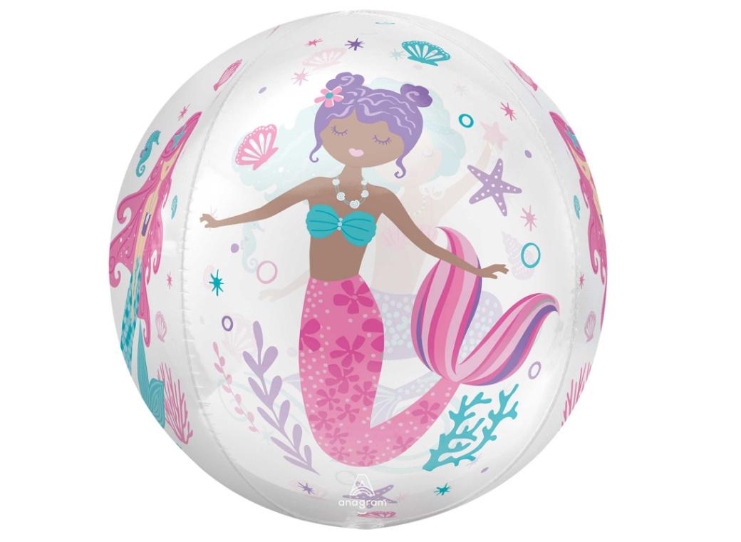 Shimmering Mermaid Orbz Balloon