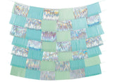 Shimmering Party Iridescent Fringe Banners - Blue & Green