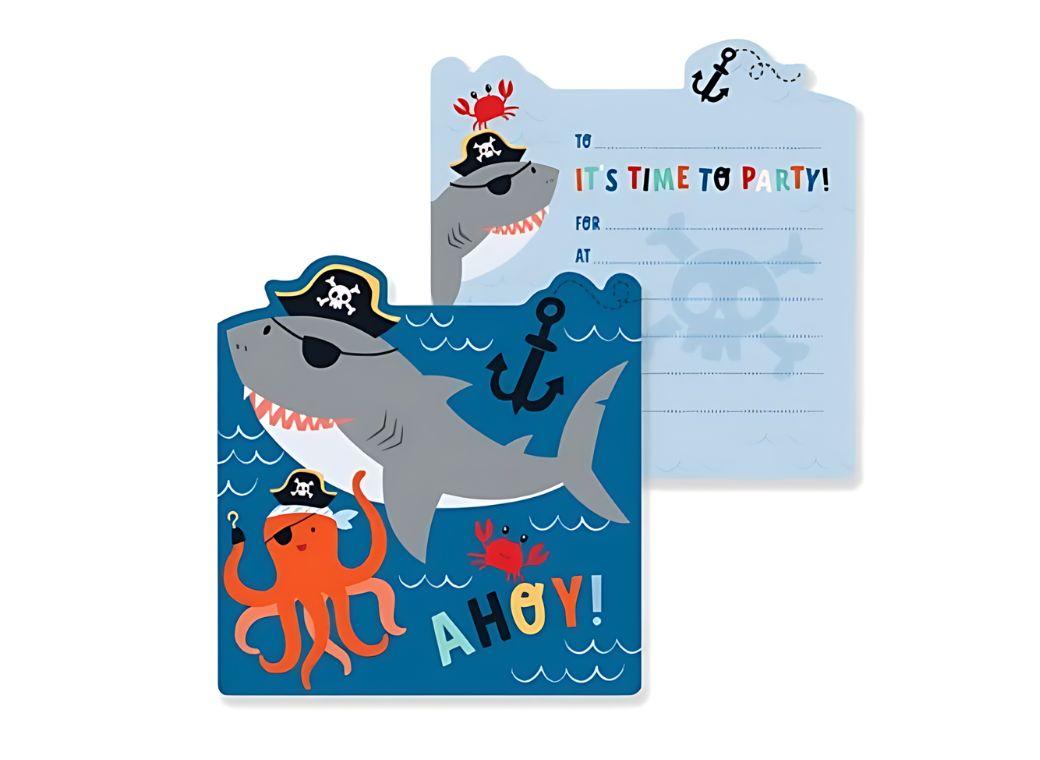 Ships Ahoy Party Invites 8pk