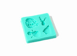 Silicone Mould - Assorted Christmas