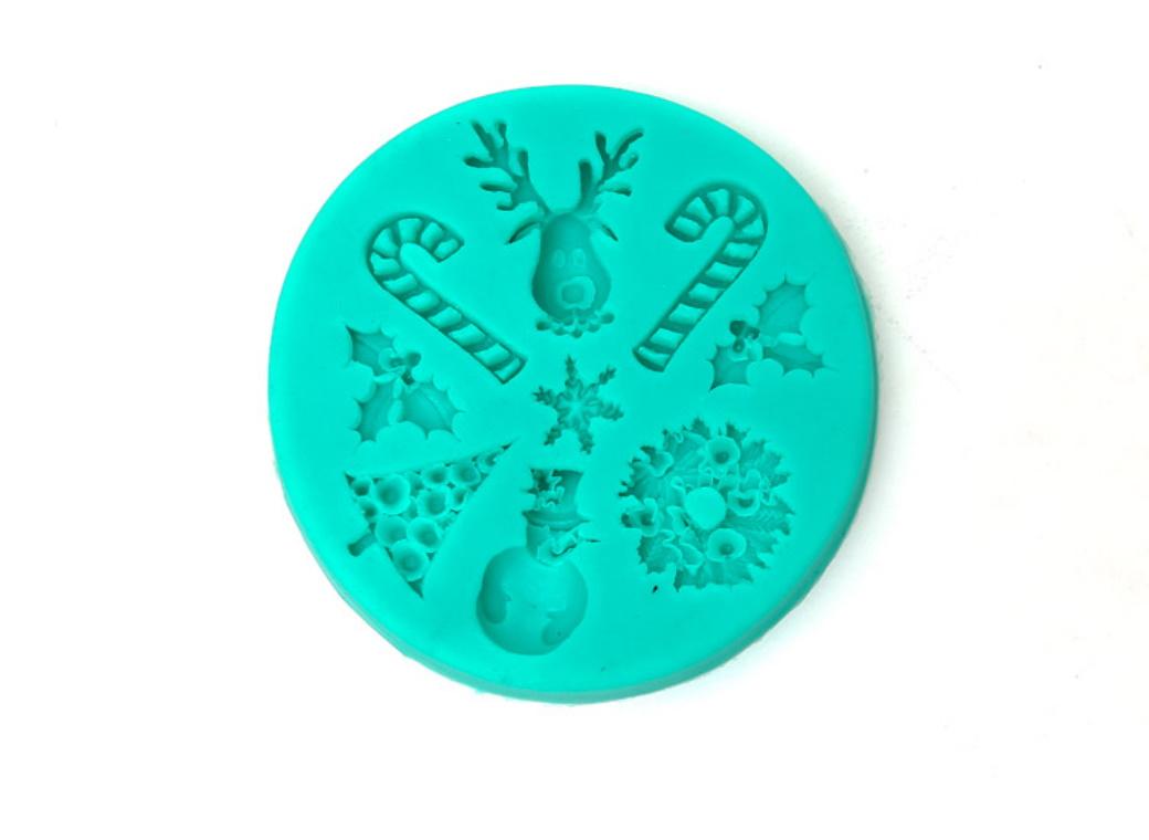 Silicone Mould - Christmas Icons